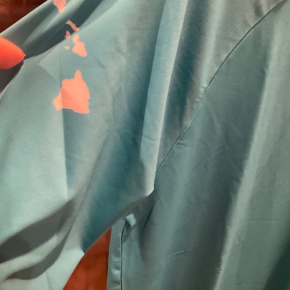 Lanikai Centennial Dry-Fit Teal Women’s Rashguard Shirt - Picture 3 of 7